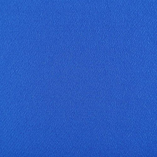 Кади креп-атлас 001-06580 синий электрик однотонный