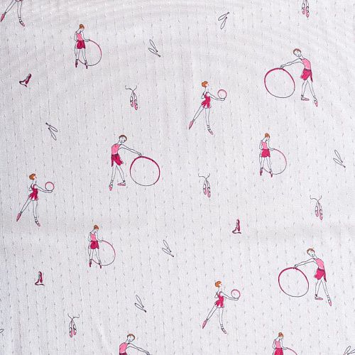 Вискоза 009-1011 молочный принтованный