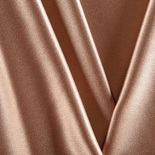 Кади креп-атлас 001-06609 бронзовый однотонный