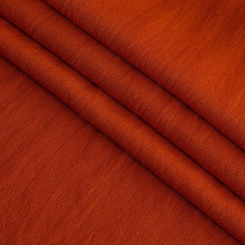 Вискоза 009-16511 темно-оранжевый однотонный