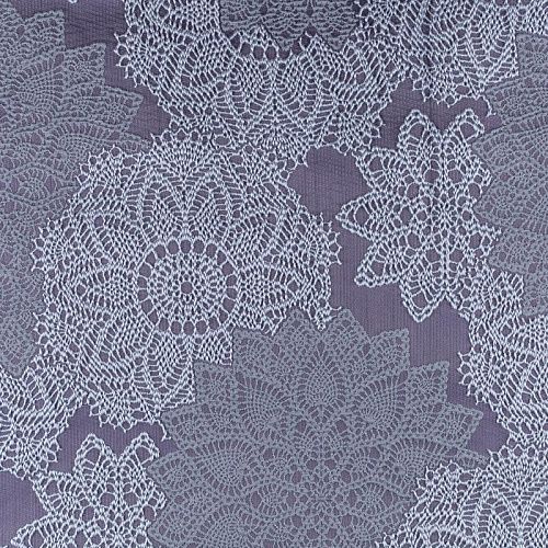 Ткань портьерная жаккард h-295 см 529-02-55 коричнево-фиолетовый