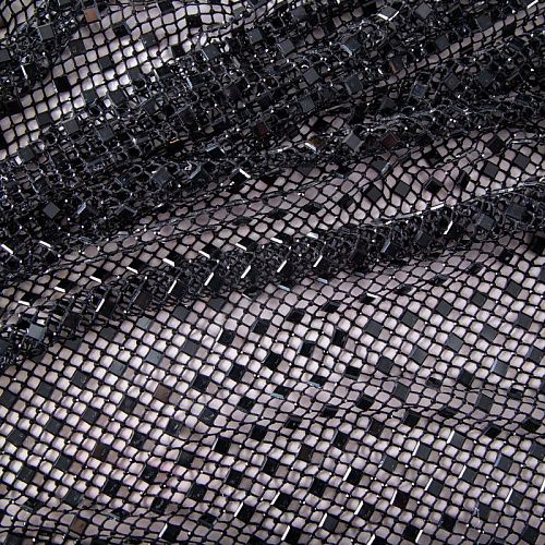 Сетка со стразами Swarovski 050-19872 черный