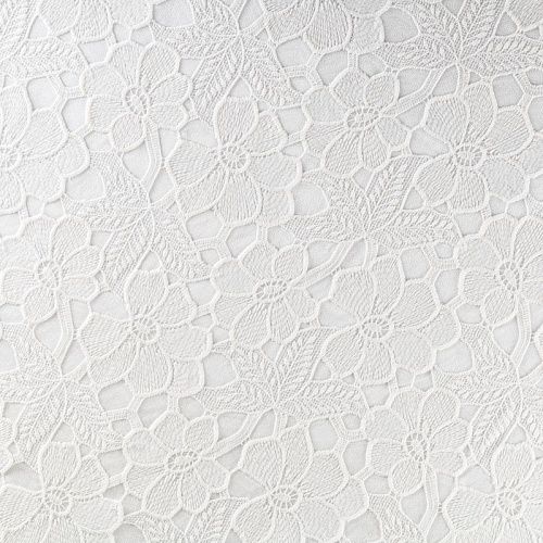 Вышивка на сетке К12-683 белый однотонный