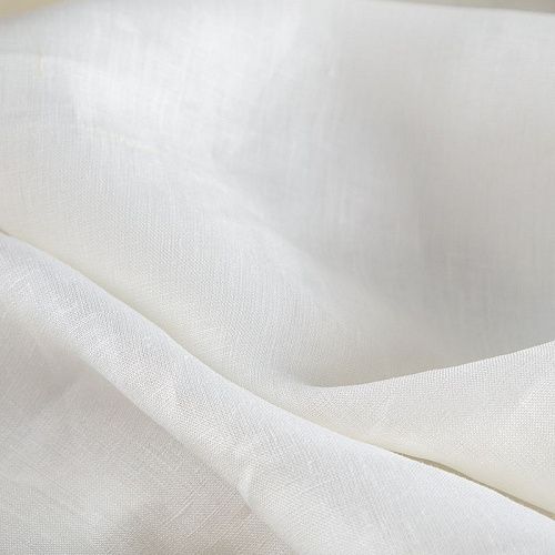 Лен-вискоза 035-20230 молочный однотонный