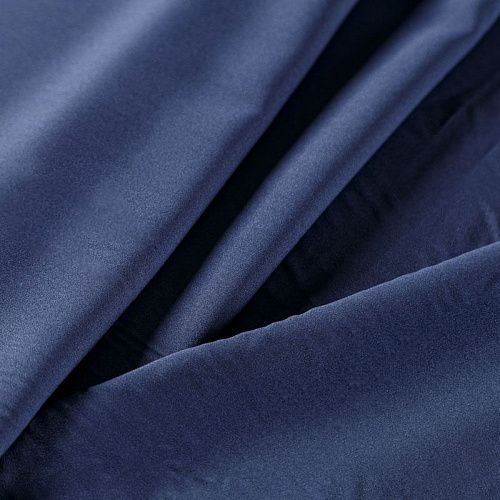 Крепдешин синтетический 029-07361 темно-синий однотонный