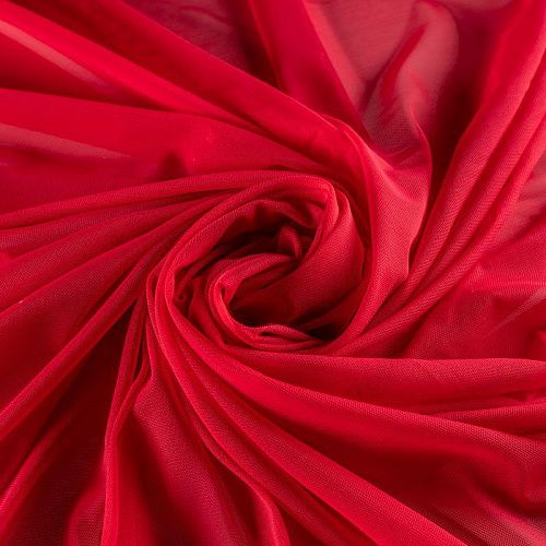 Сетка трикотажная К33-067 малиновый однотонный