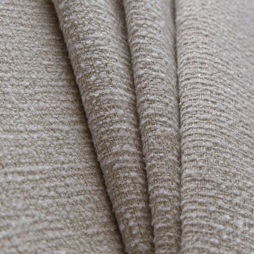 Ткань мебельная букле 22-02-14466 молочный однотонный