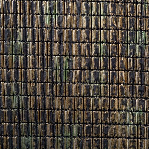 Ткань курточная 033-02000 золотисто-черный