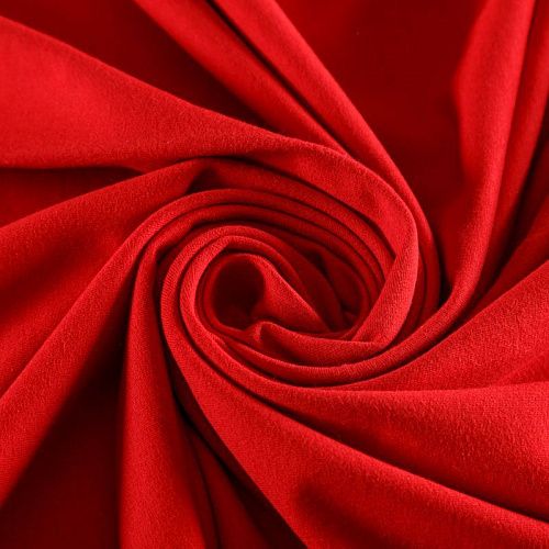 Футер с начесом 062-03168 темно-красный однотонный