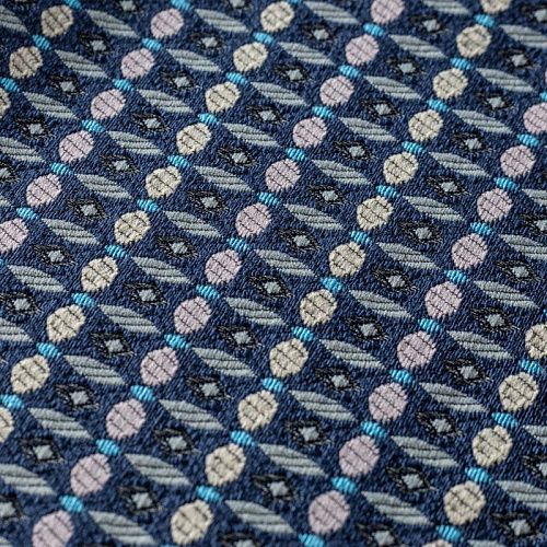 Жаккард К15-341 серо-синий