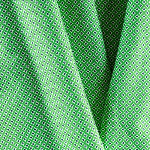 Хлопок К29-102 ярко-зеленый принтованный