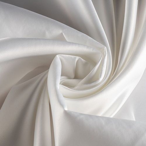 Сатин-тафта К33-744 белый однотонный