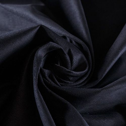 Микровельвет К25-793 черный однотонный