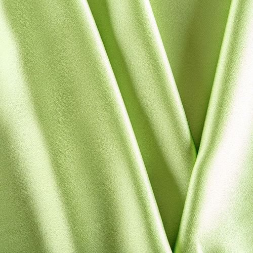 Кади креп-атлас 001-06636 салатовый однотонный