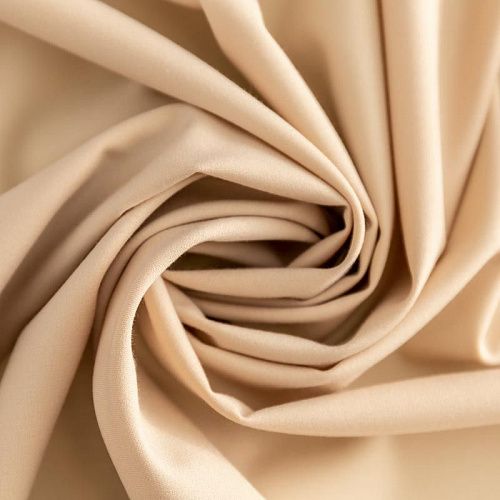 Ткань костюмная К33-454 крем-брюле однотонный