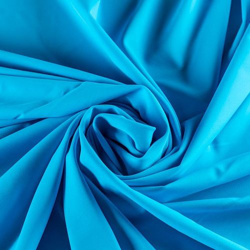 Лайкра К33-427 ярко-голубой однотонный