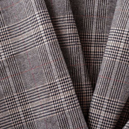 Ткань костюмная 025-01135 бежево-серый