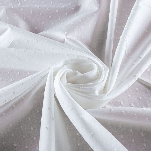 Батист 003-00867 белый однотонный