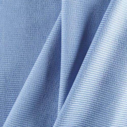 Вельвет 008-05827 голубой однотонный