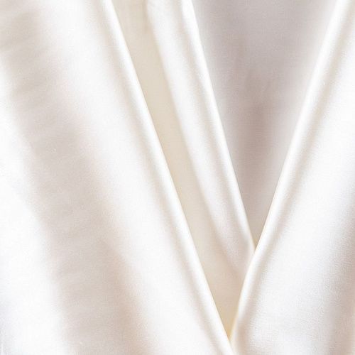 Сатин стрейч 001-09753 айвори однотонный