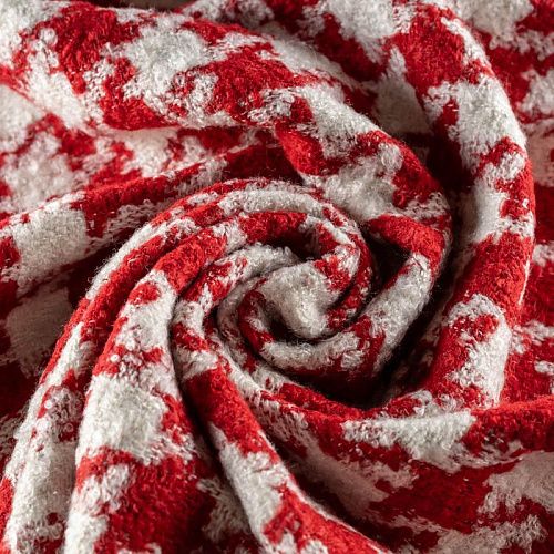 Твид 052-00343 молочно-красный