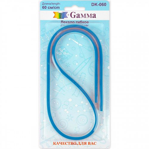 Лекало гибкое Gamma 60 см пластик DK-060