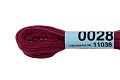 Нитки для вышивания Gamma мулине 8 м 0028 бордовый
