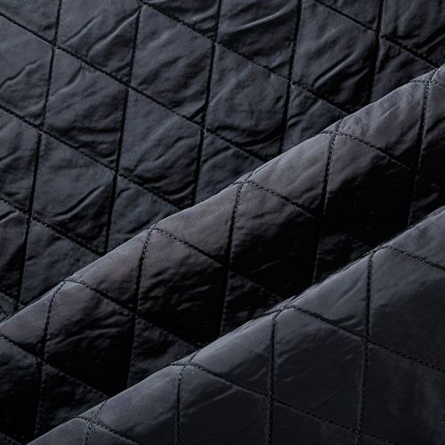 Ткань курточная 033-05377 черный однотонный