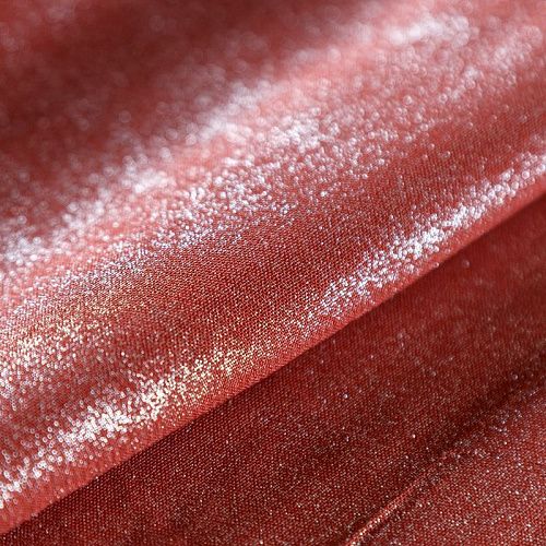Шифон с напылением 068-09620 терракотовый однотонный