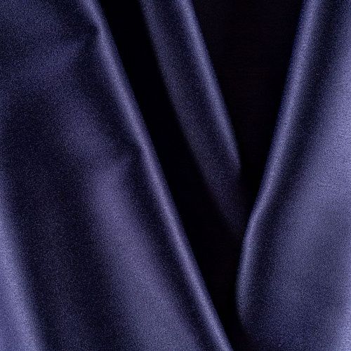 Сатин стрейч К33-809 синий однотонный