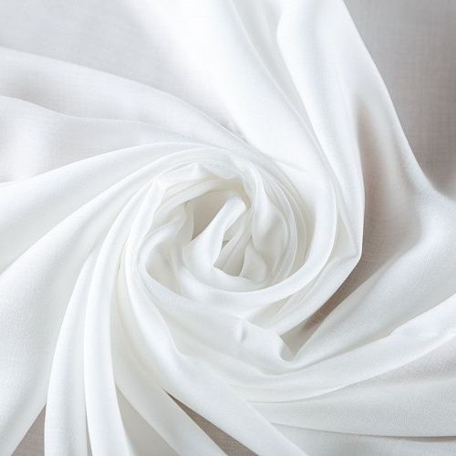 Штапель 069-07300 молочный однотонный