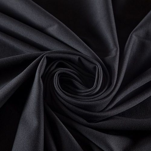 Джерси 014-03155 черный однотонный