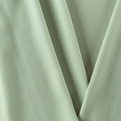 Креп-шифон 027-09826 пыльно-салатовый однотонный