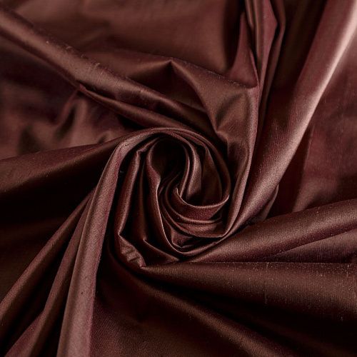 Дикий шелк 016-04796 шоколадный однотонный