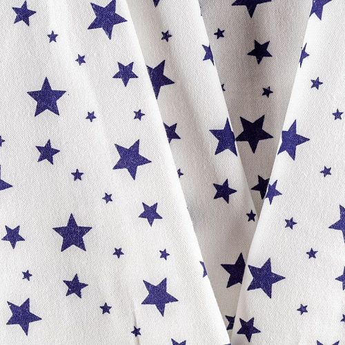 Фланель 060-00650 белый принтованный