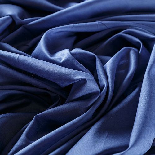 Батист 003-07837 синий однотонный