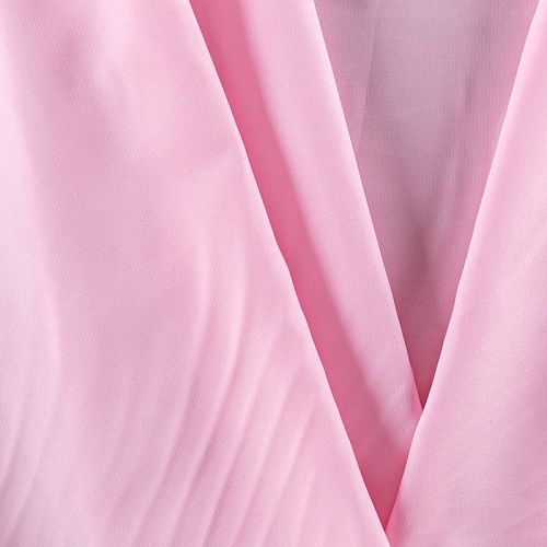 Креп-шифон 027-09898 розовый однотонный