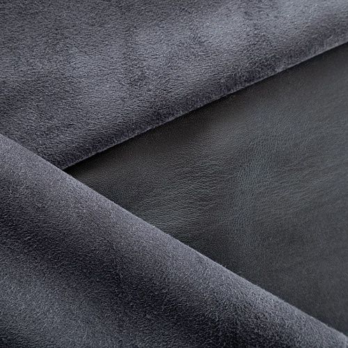 Экокожа на замше 070-00351 черный однотонный