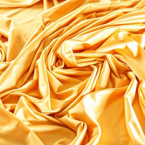 Трикотаж 056-07314 желтый однотонный