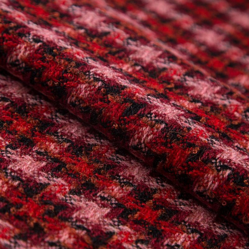 Твид Etro 052-19207 винно-красный