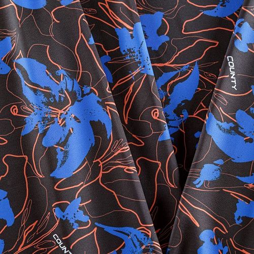 Лайкра 005-05963 черный принтованный