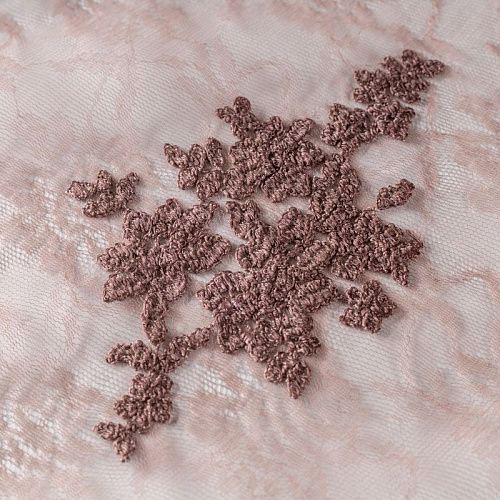 Гипюр К03-835 шоколадный