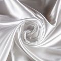 Креп-сатин К33-857 молочный однотонный
