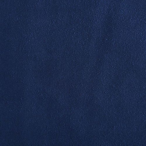 Замша искусственная 018-05692 темно-синий однотонный