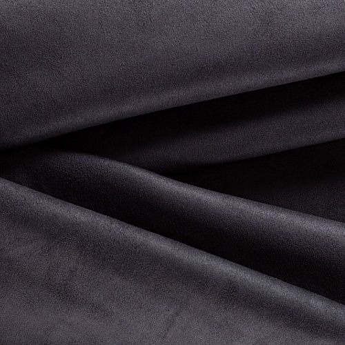 Замша искусственная 018-01930 черный однотонный