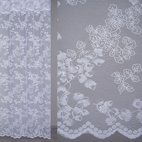 Тюль жаккардовый h-280 см 02-01-10471 белый