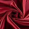 Креп-сатин К33-843 бордовый однотонный