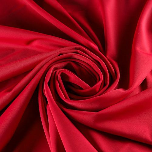 Лайкра К33-898 рубиново-красный однотонный
