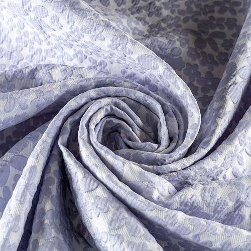 Жаккард К13-087 молочно-голубой