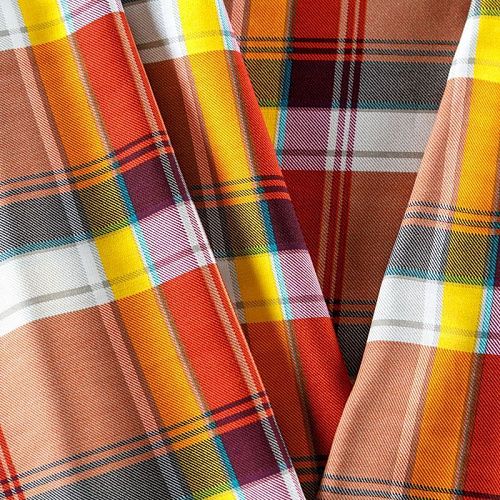 Штапель 069-08322 терракотовый принтованный